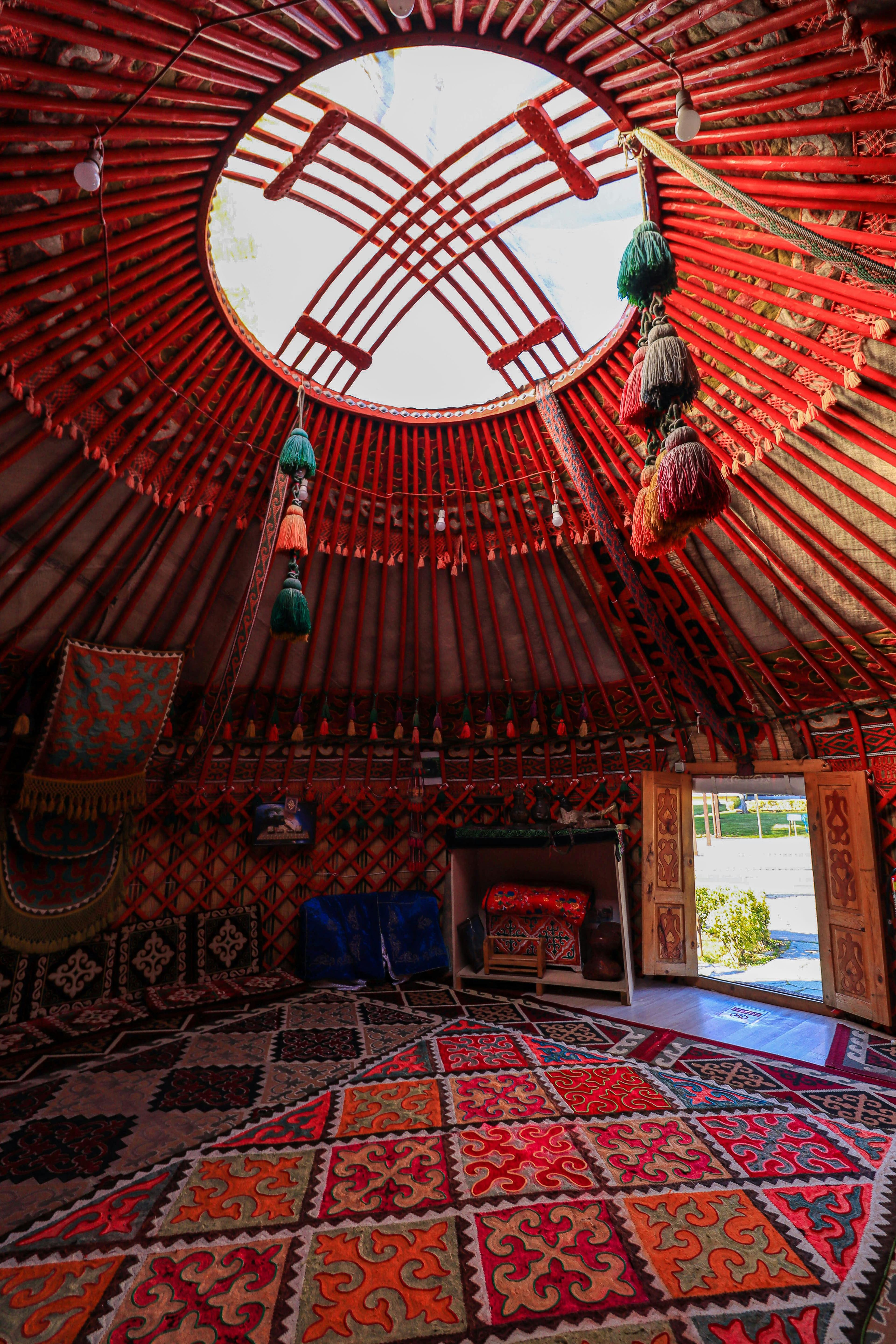 Yurt interior